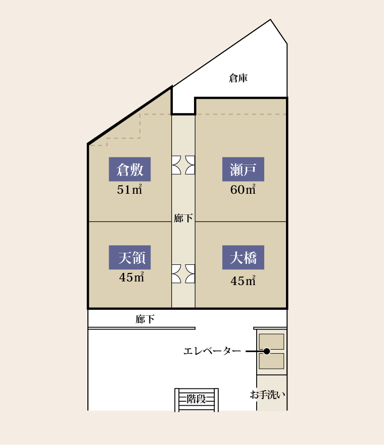 4階宴会場平面図
